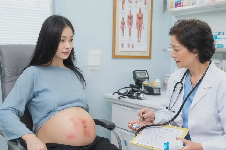 哺乳期媽媽脖子上容易起濕疹可以徹底自愈嗎(圖1)