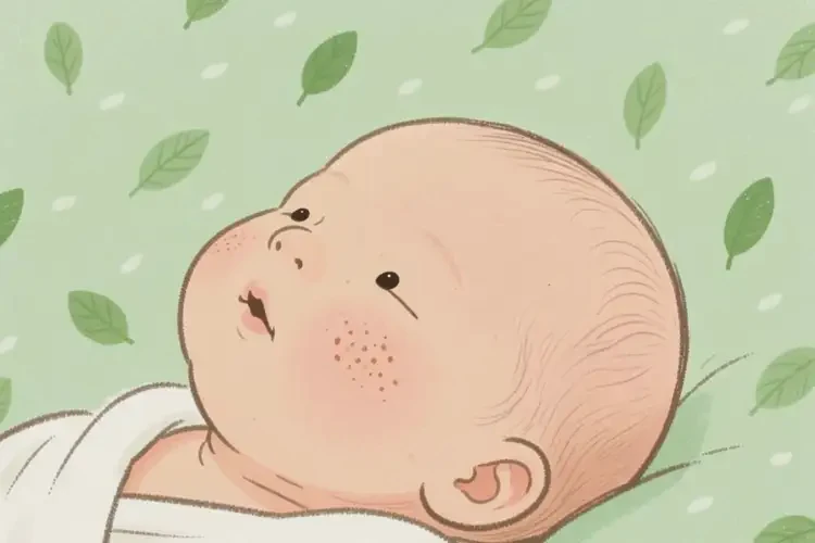新生兒面部容易長(zhǎng)濕疹能徹底自愈嗎(圖1)