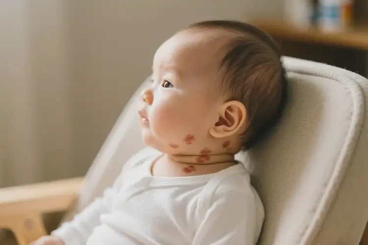 嬰兒身上出現(xiàn)濕疹不管它會(huì)自己自愈嗎(圖3)