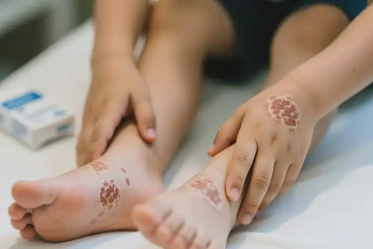 男生四肢出现湿疹能够彻底治愈吗(图2)