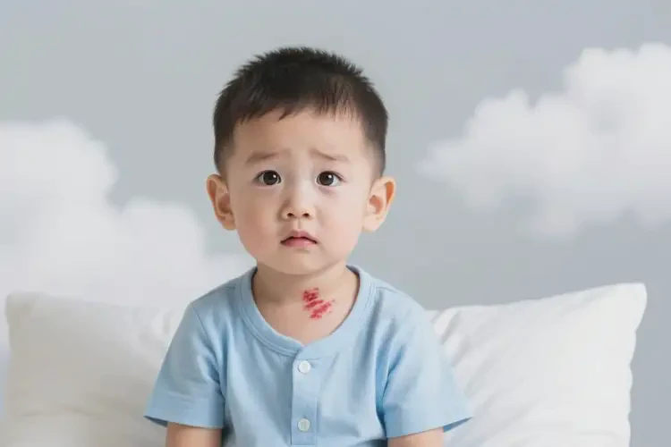 少兒脖子上經(jīng)常起濕疹不管它會自己好嗎(圖4)