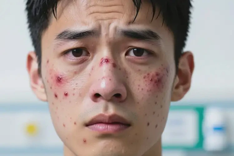 男性臉上容易長濕疹不管它會自己痊愈嗎(圖4)