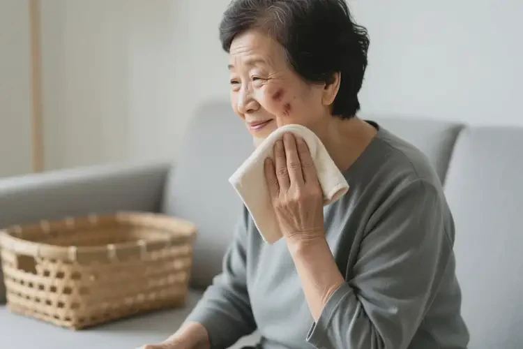 老年人臉上出濕疹不管它會(huì)自己痊愈嗎(圖3)