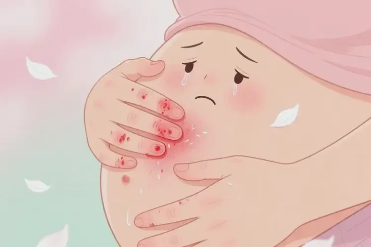 產(chǎn)婦身上容易長濕疹能徹底自愈嗎(圖4)