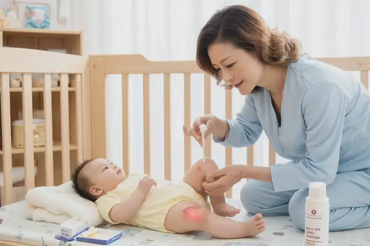 嬰幼兒臉上偶爾長濕疹能夠徹底治愈嗎(圖1)