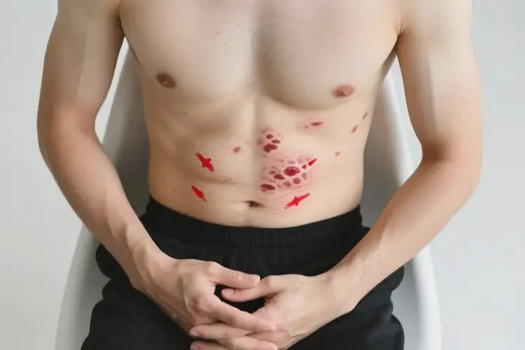 男人肚子經常起濕疹不管它會自己好嗎(圖3)