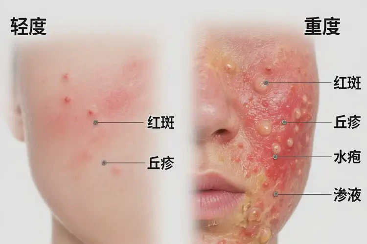 大學(xué)生臉上出濕疹可以徹底自愈嗎(圖3)