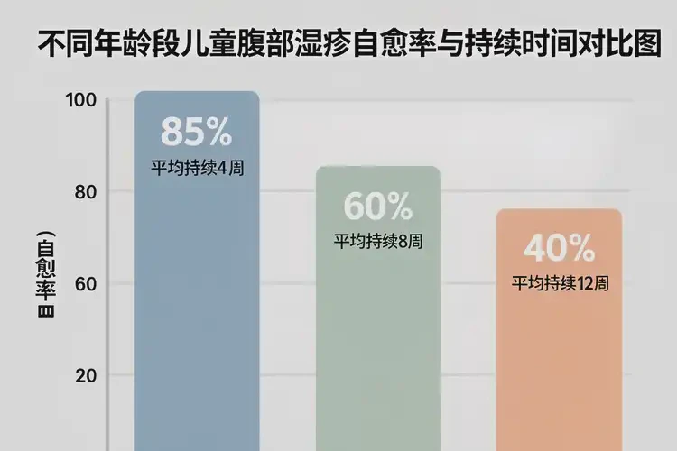 少兒肚子上偶爾長(zhǎng)濕疹不管它會(huì)自己好嗎(圖1)