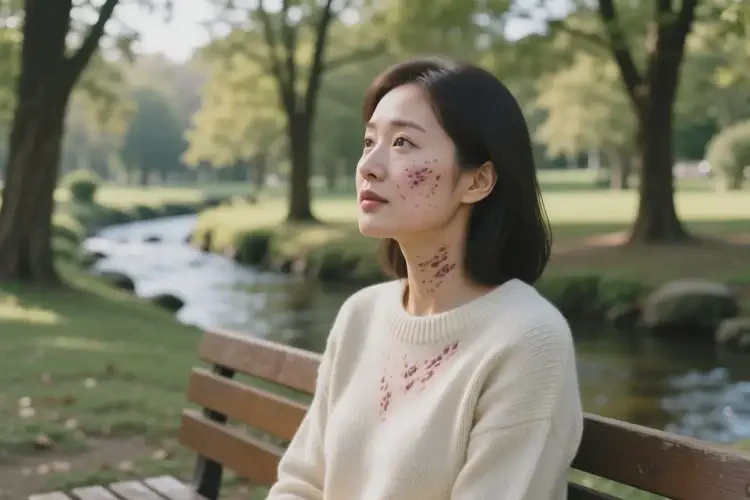 女性全身長(zhǎng)濕疹可以徹底自愈嗎(圖1)