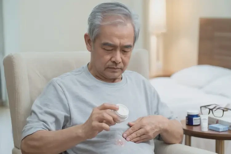 老年人肚子上經(jīng)常起濕疹不管它會(huì)自己自愈嗎(圖2)