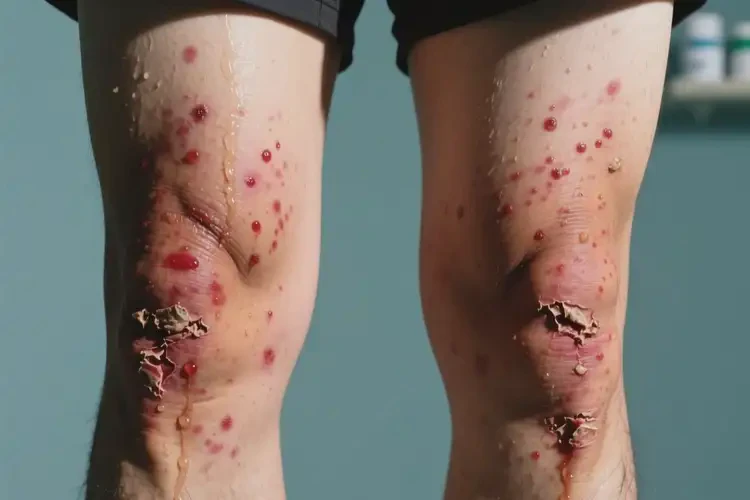 男性大腿容易長(zhǎng)濕疹不管它會(huì)自己痊愈嗎(圖2)