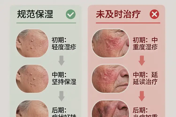 老年人面部有濕疹能不能徹底自愈(圖1)