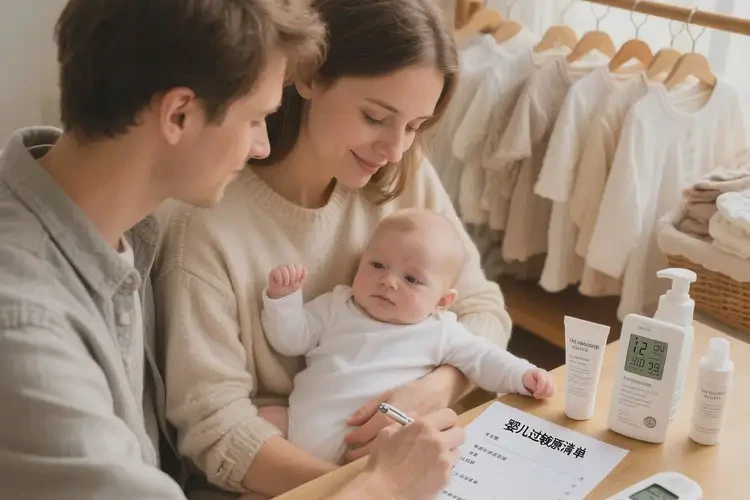 嬰兒肚子出濕疹不管它會(huì)自己好嗎(圖1)