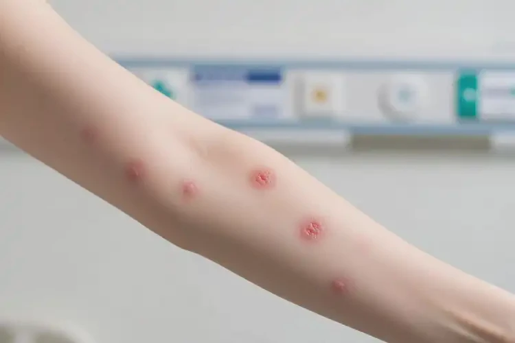 女人手臂上偶爾長(zhǎng)濕疹能徹底自愈嗎(圖1)