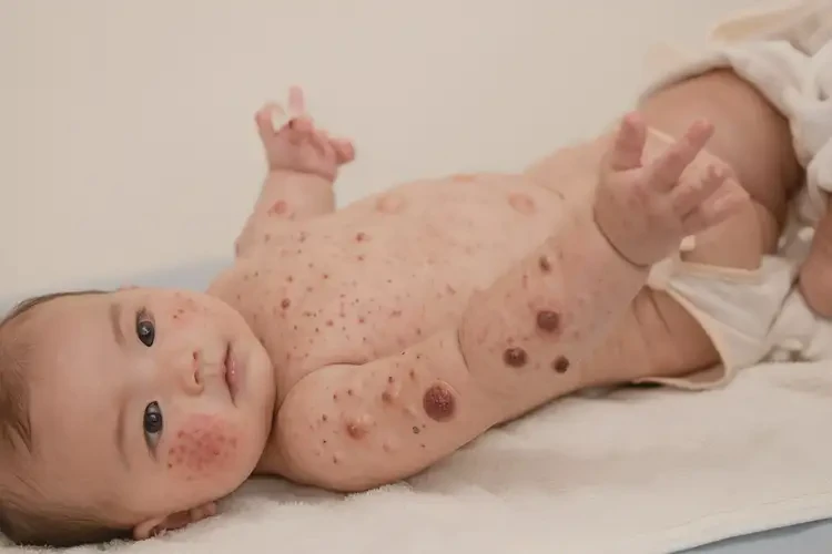 婴幼儿身上出湿疹能彻底自愈吗(图1)