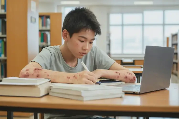 大學生身上出濕疹可不可以徹底自愈(圖4)