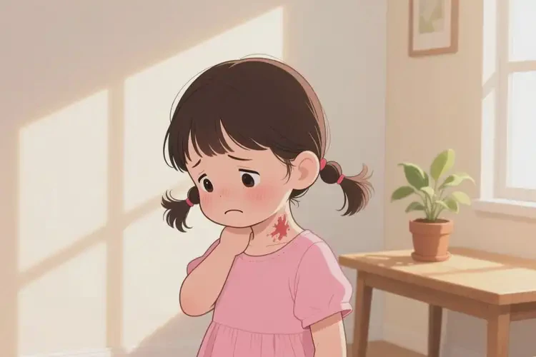 小學生脖子上出濕疹能靠自己自愈嗎(圖2)