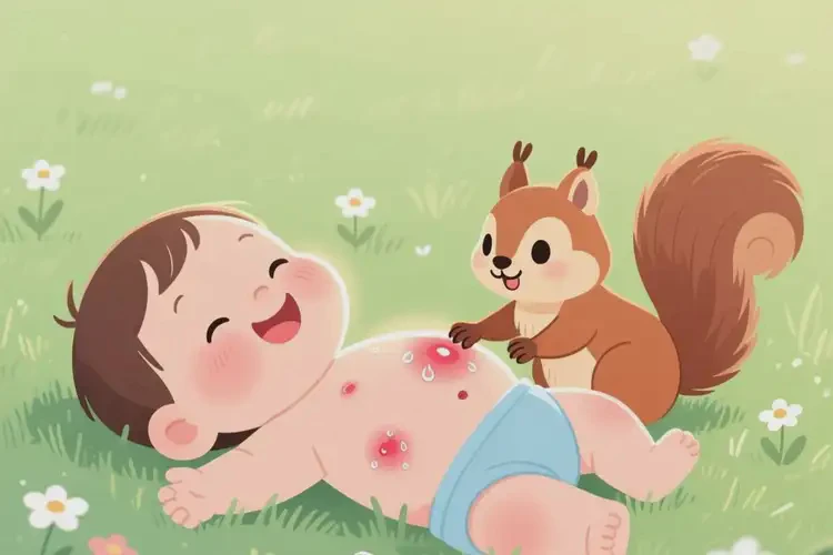 幼兒肚子偶爾長(zhǎng)濕疹不管它會(huì)自己痊愈嗎(圖2)