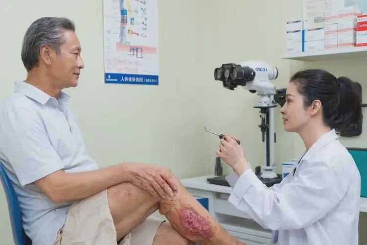 男人小腿上出濕疹能不能徹底自愈(圖2)