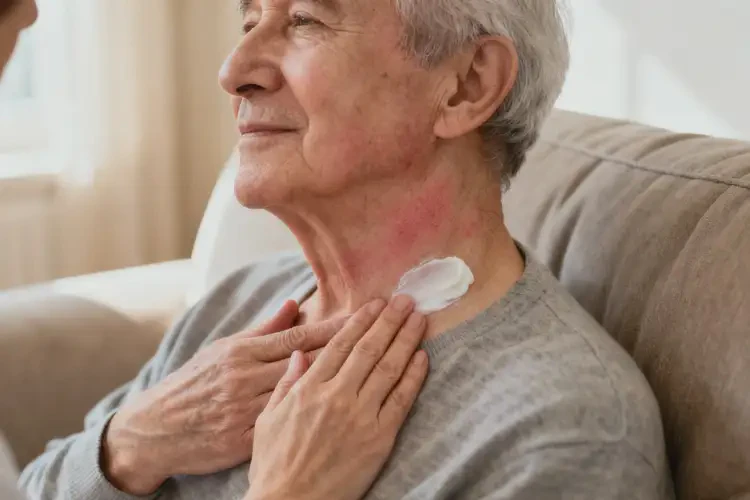 高齡老人脖子有濕疹可不可以徹底自愈(圖4)