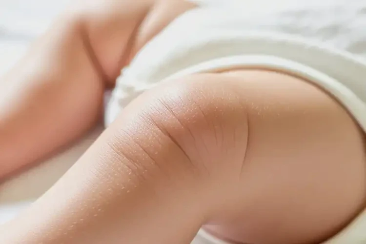 嬰兒大腿偶爾長(zhǎng)濕疹可以徹底自愈嗎(圖1)