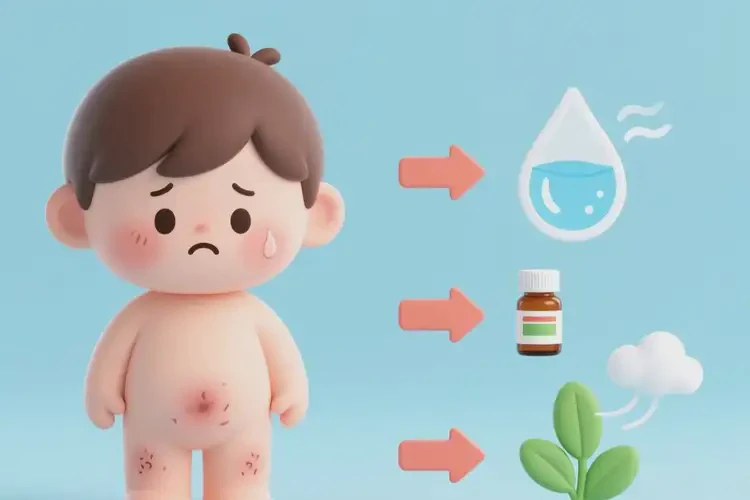 兒童屁股上長(zhǎng)濕疹可以徹底自愈嗎(圖3)