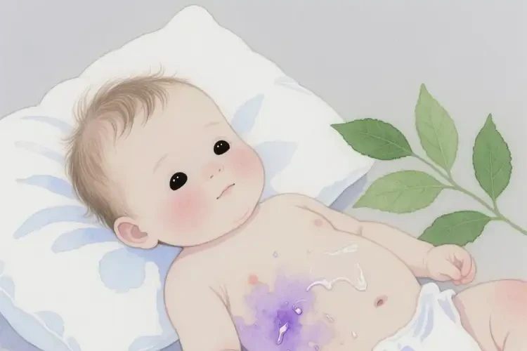 嬰幼兒肚子容易長濕疹不管它會自己痊愈嗎(圖1)