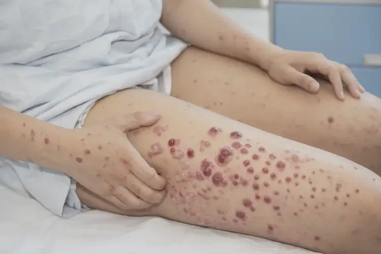 產(chǎn)婦大腿經(jīng)常起濕疹不管它會(huì)自己好嗎(圖4)