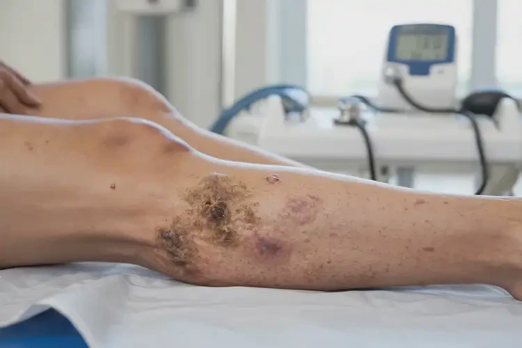 女生小腿起湿疹不管它会自己自愈吗(图2)