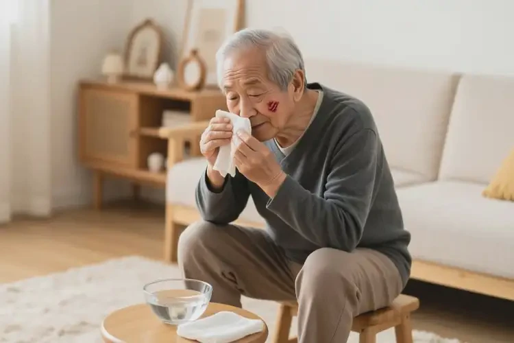 高齡老人臉上出濕疹不管它會自己痊愈嗎(圖1)