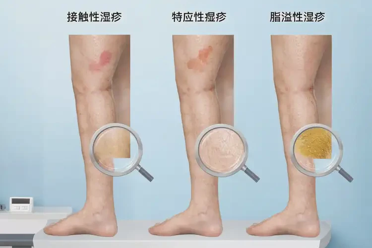 男人小腿偶爾起濕疹能徹底自愈嗎(圖1)