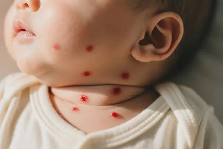 嬰兒脖子有濕疹不管它會(huì)自己好嗎(圖3)