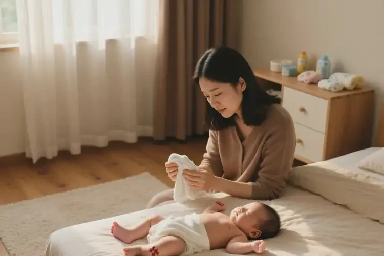 新生兒腳上偶爾起濕疹能徹底自愈嗎(圖1)