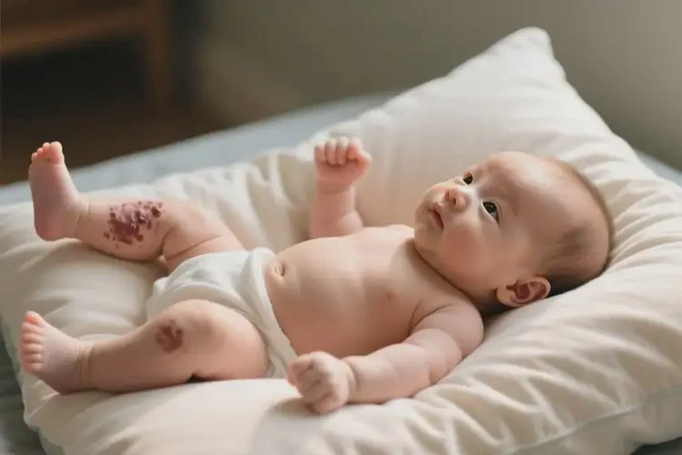 嬰兒大腿起濕疹不管它會自己痊愈嗎(圖1)