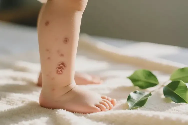 小孩腳上長濕疹可以徹底自愈嗎(圖4)