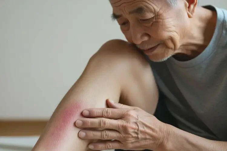 老人小腿出现湿疹不管它会自己痊愈吗(图4)