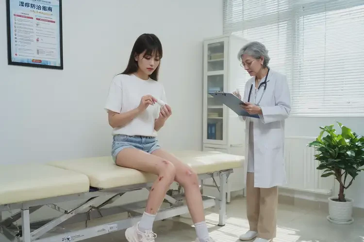 女性腳上起濕疹能靠自己自愈嗎(圖3)