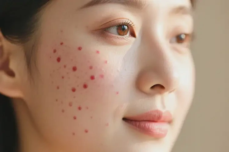 女生臉上起濕疹可以徹底自愈嗎(圖1)