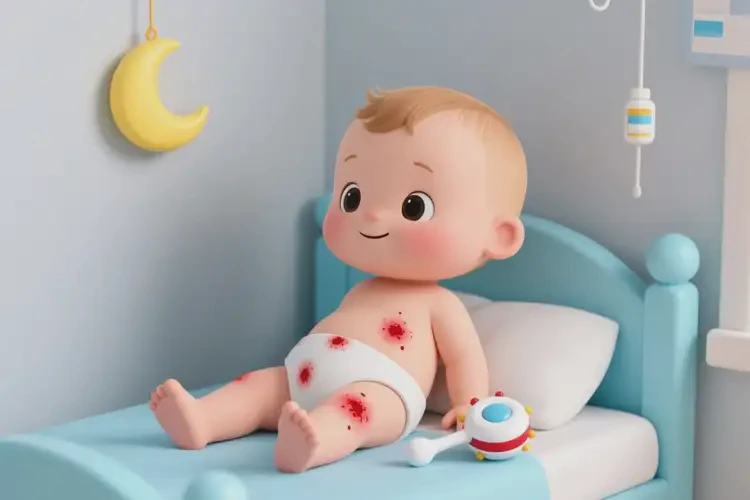 幼兒屁股長濕疹不管它會自己自愈嗎(圖1)