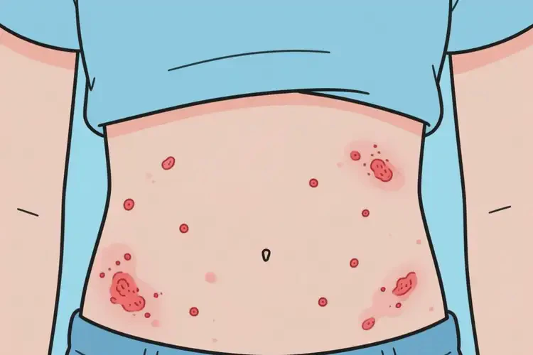 中學生肚子上容易起濕疹可不可以徹底自愈(圖4)