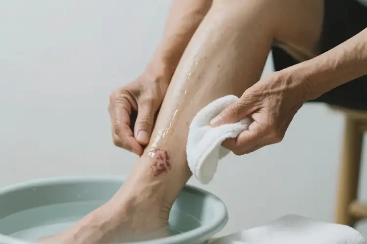 老人小腿出现湿疹不管它会自己痊愈吗(图3)