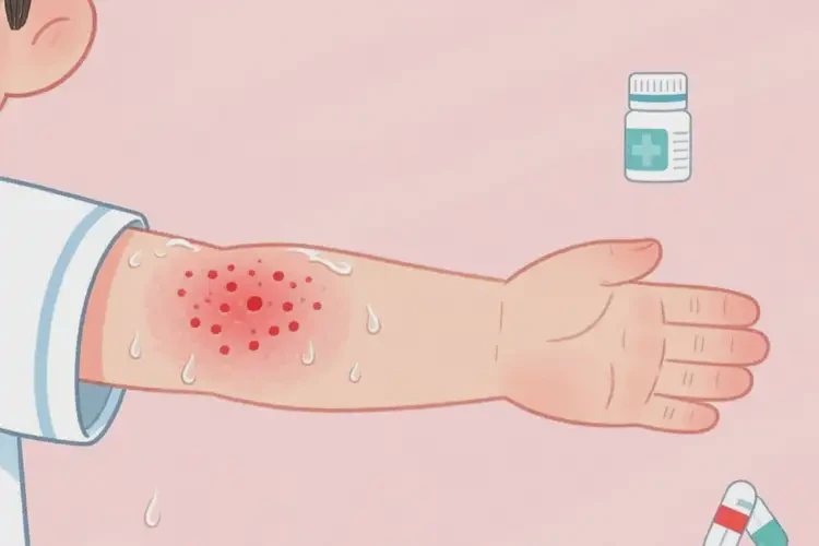 少兒手臂偶爾長濕疹可不可以徹底自愈(圖3)