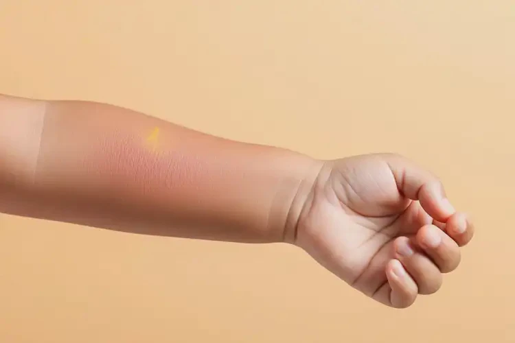 少兒手臂起濕疹能徹底自愈嗎(圖1)