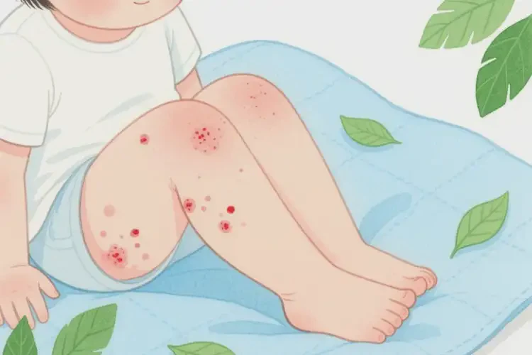 小兒大腿上偶爾起濕疹不管它會(huì)自己痊愈嗎(圖3)