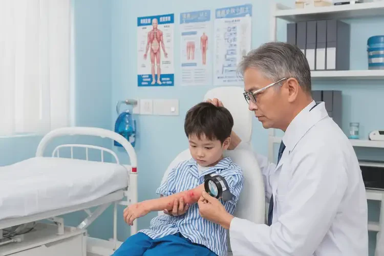 嬰幼兒肚子有濕疹能夠徹底治愈嗎(圖1)