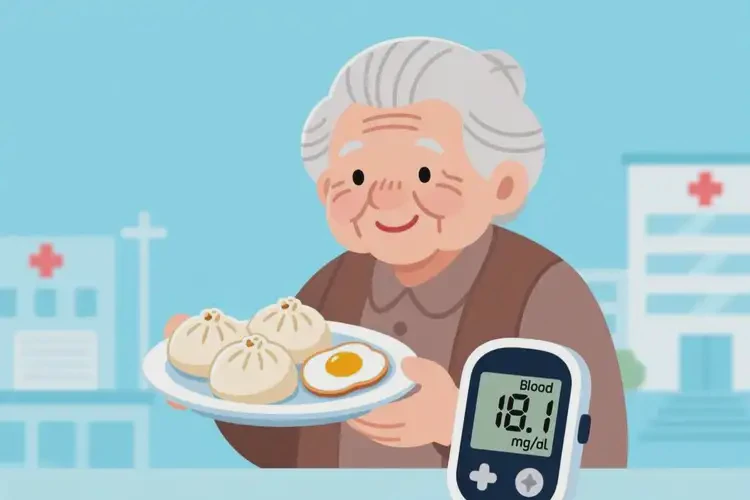 老年人早餐血糖18(圖1)