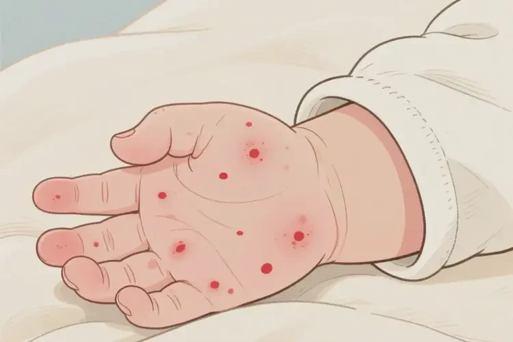 寶寶手上偶爾長濕疹不管它會自己自愈嗎(圖1)