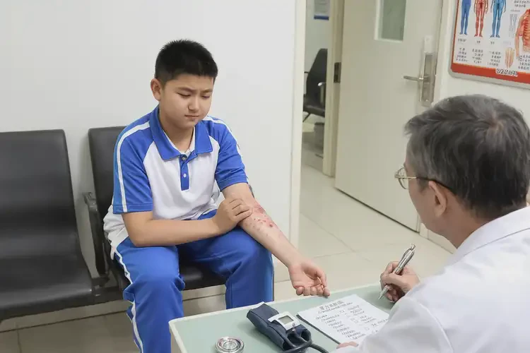 中學(xué)生手臂經(jīng)常長濕疹不管它會(huì)自己自愈嗎(圖3)