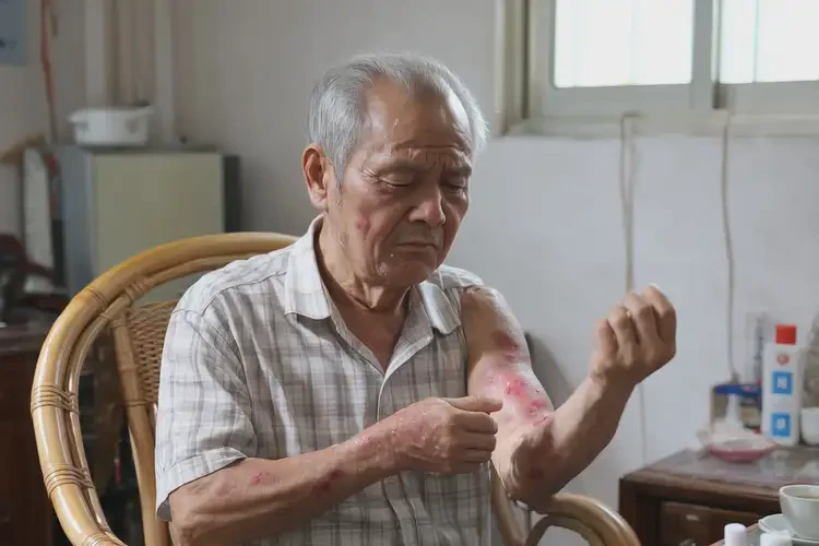 老年人身上偶爾起濕疹不管它會(huì)自己痊愈嗎(圖4)