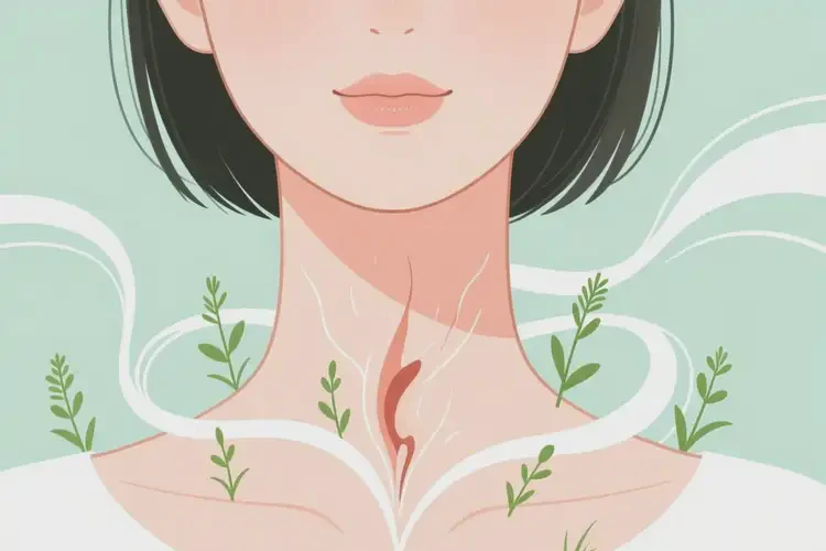 女生脖子容易起湿疹能彻底自愈吗(图2)